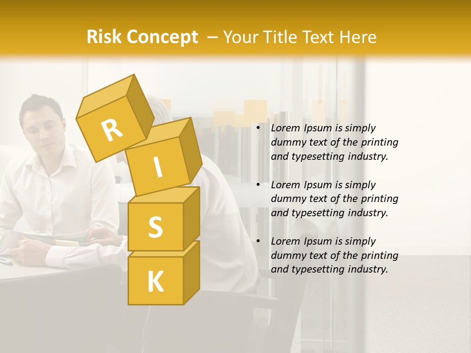 Horizontal Conference Busy PowerPoint Template