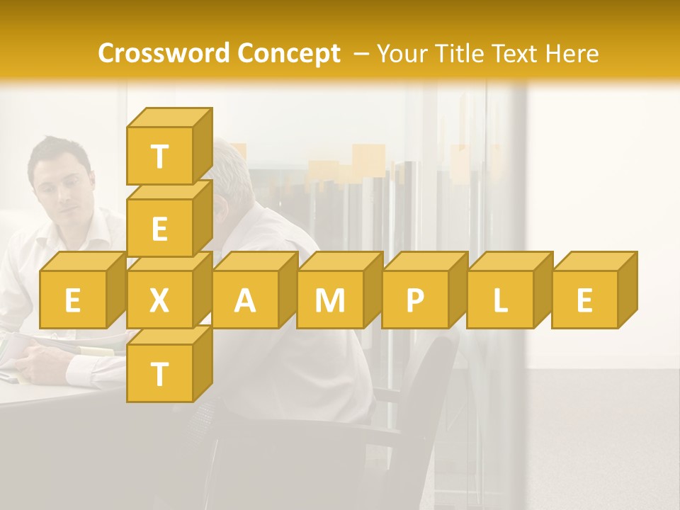 Horizontal Conference Busy PowerPoint Template