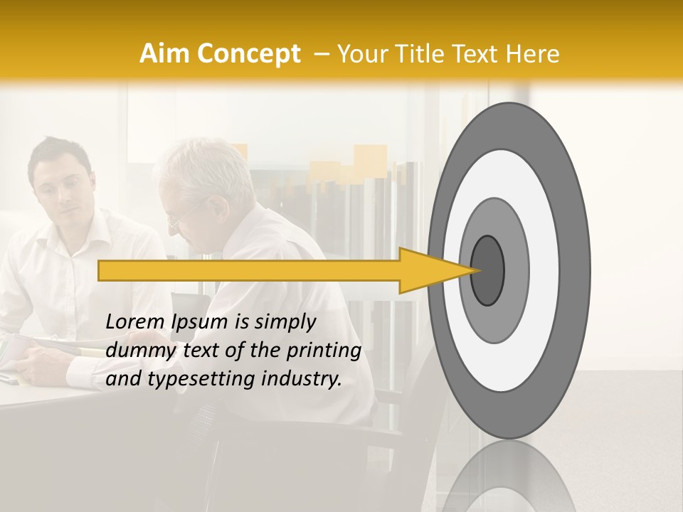 Horizontal Conference Busy PowerPoint Template