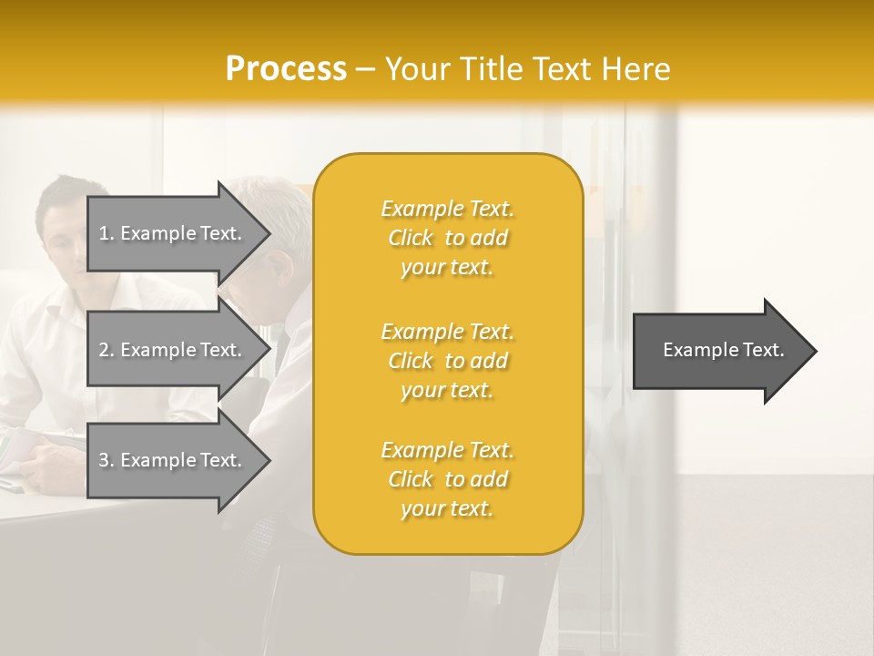 Horizontal Conference Busy PowerPoint Template