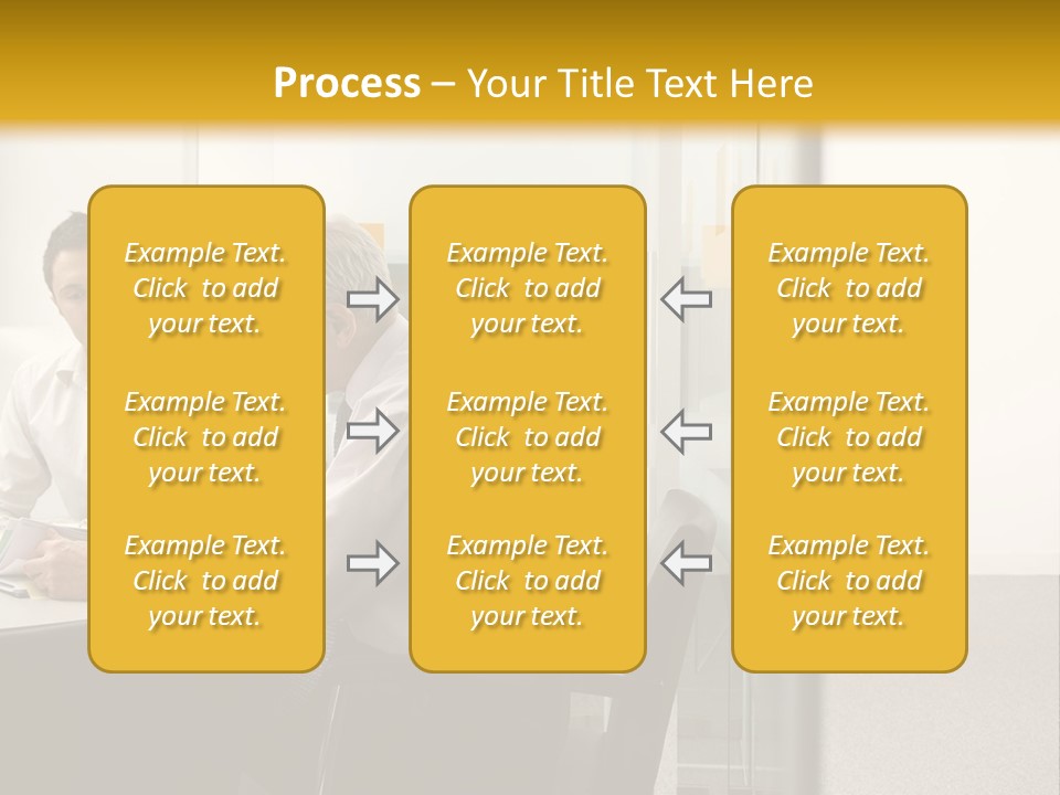 Horizontal Conference Busy PowerPoint Template