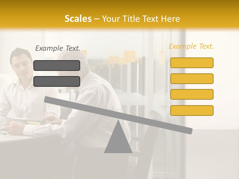 Horizontal Conference Busy PowerPoint Template