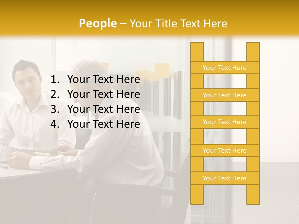 Horizontal Conference Busy PowerPoint Template