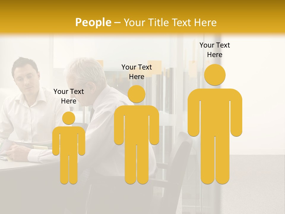 Horizontal Conference Busy PowerPoint Template