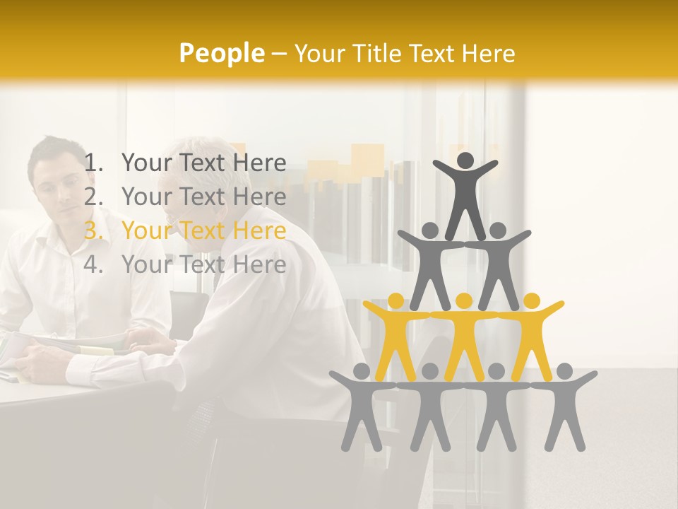 Horizontal Conference Busy PowerPoint Template