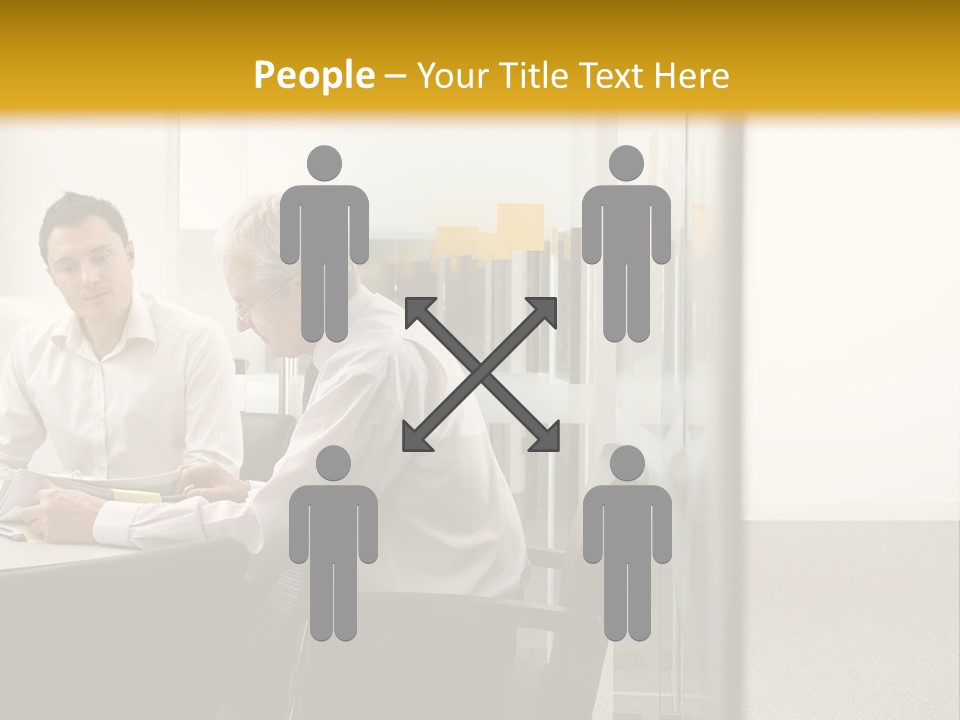 Horizontal Conference Busy PowerPoint Template