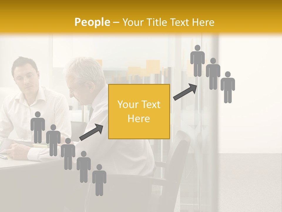Horizontal Conference Busy PowerPoint Template