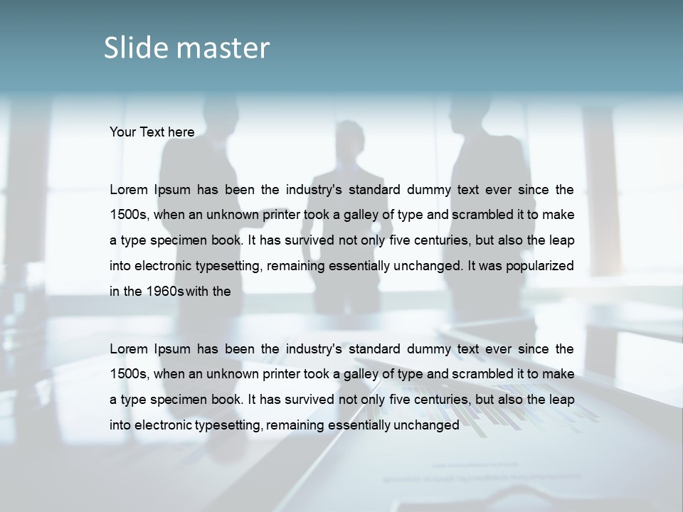 Foreground Computers Person PowerPoint Template