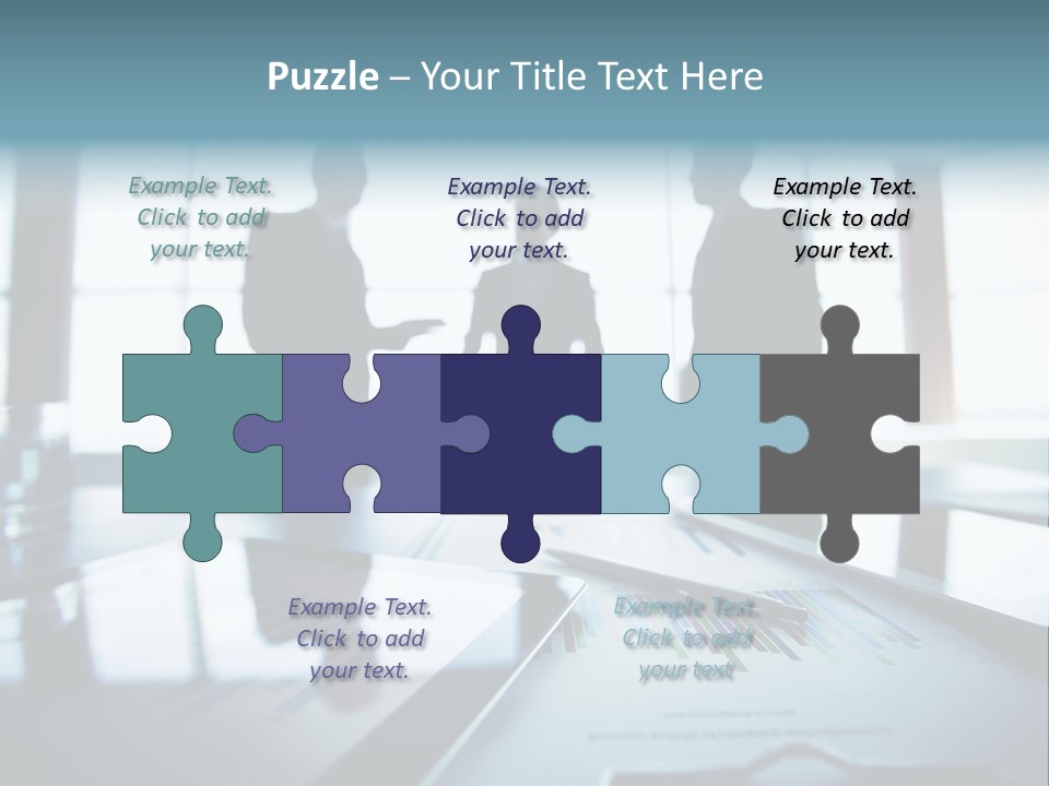 Foreground Computers Person PowerPoint Template