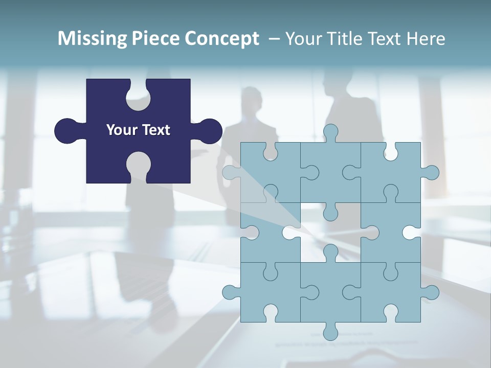 Foreground Computers Person PowerPoint Template