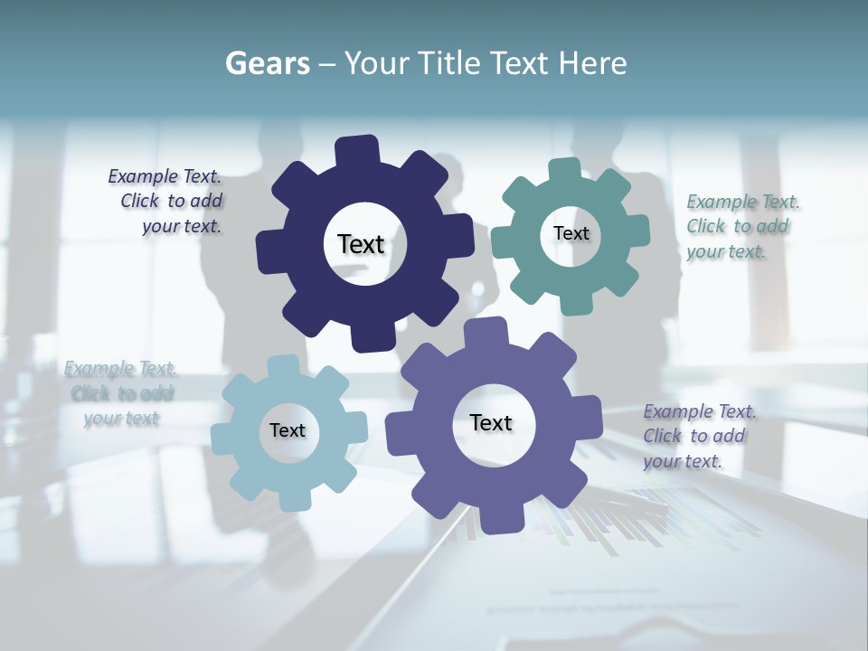 Foreground Computers Person PowerPoint Template