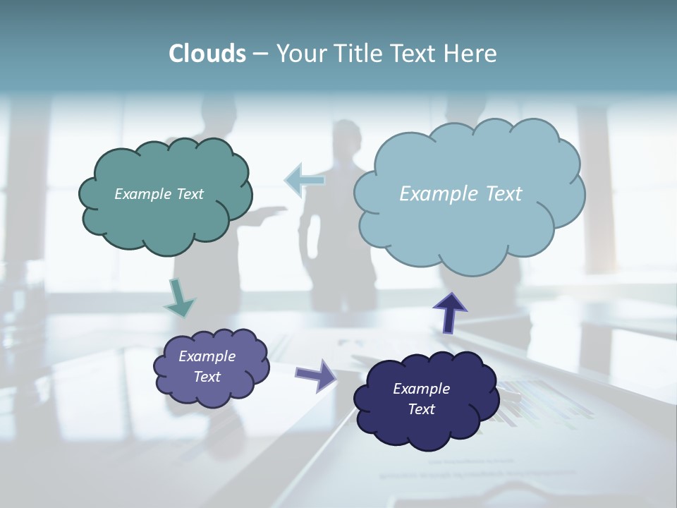 Foreground Computers Person PowerPoint Template