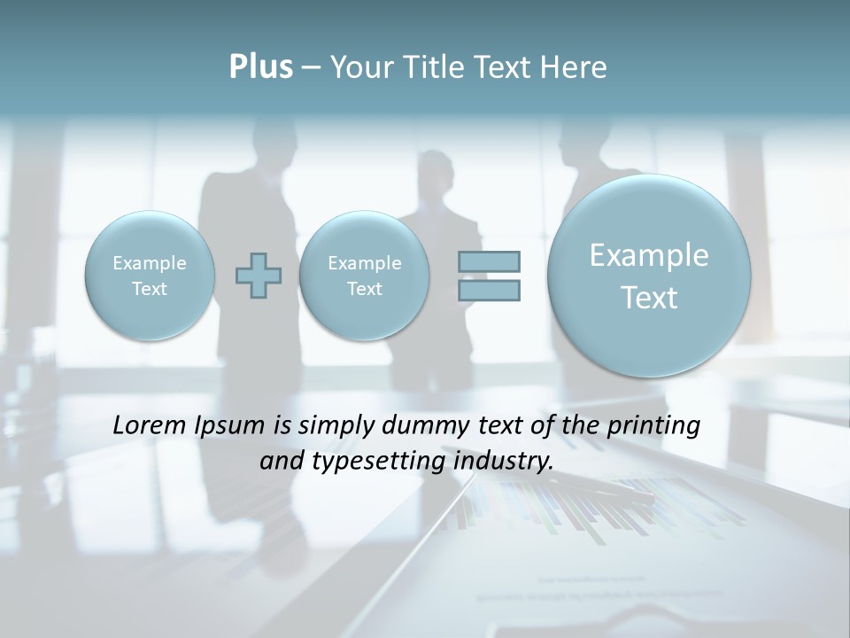 Foreground Computers Person PowerPoint Template