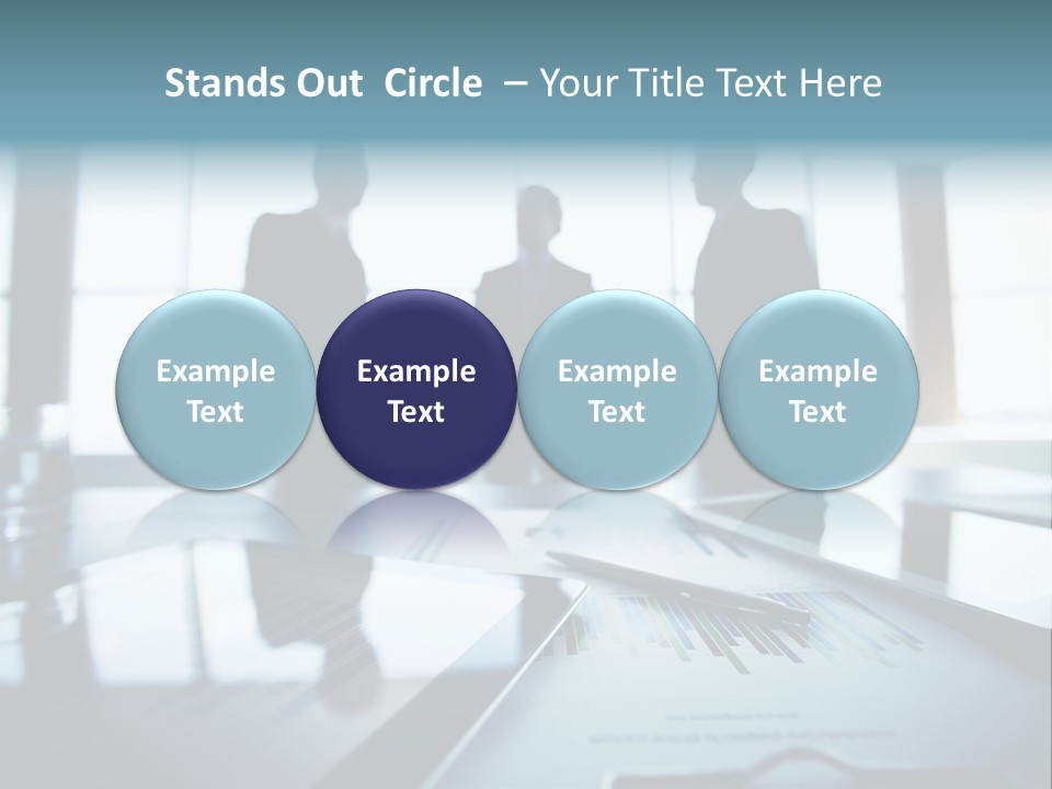 Foreground Computers Person PowerPoint Template