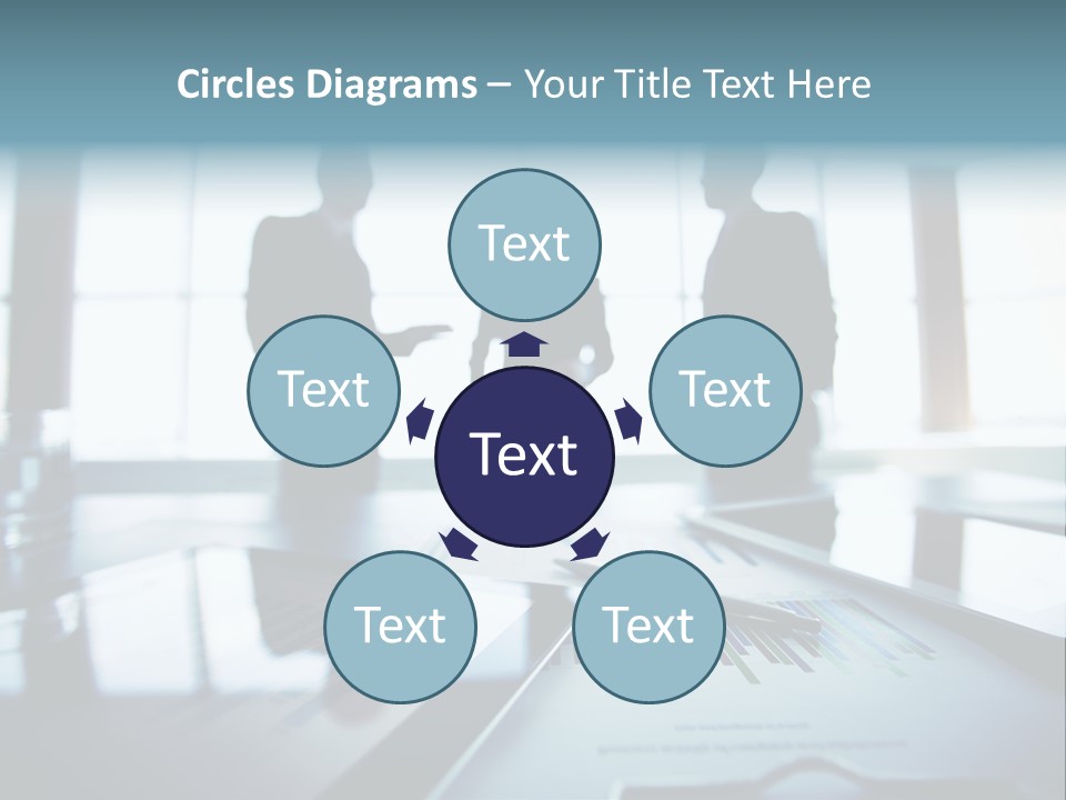 Foreground Computers Person PowerPoint Template