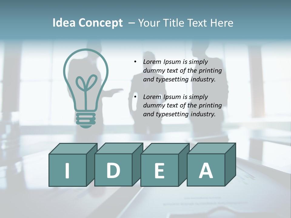 Foreground Computers Person PowerPoint Template