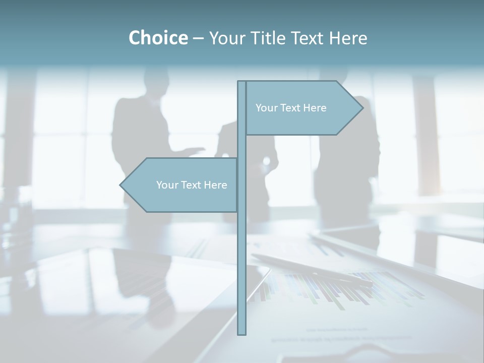 Foreground Computers Person PowerPoint Template