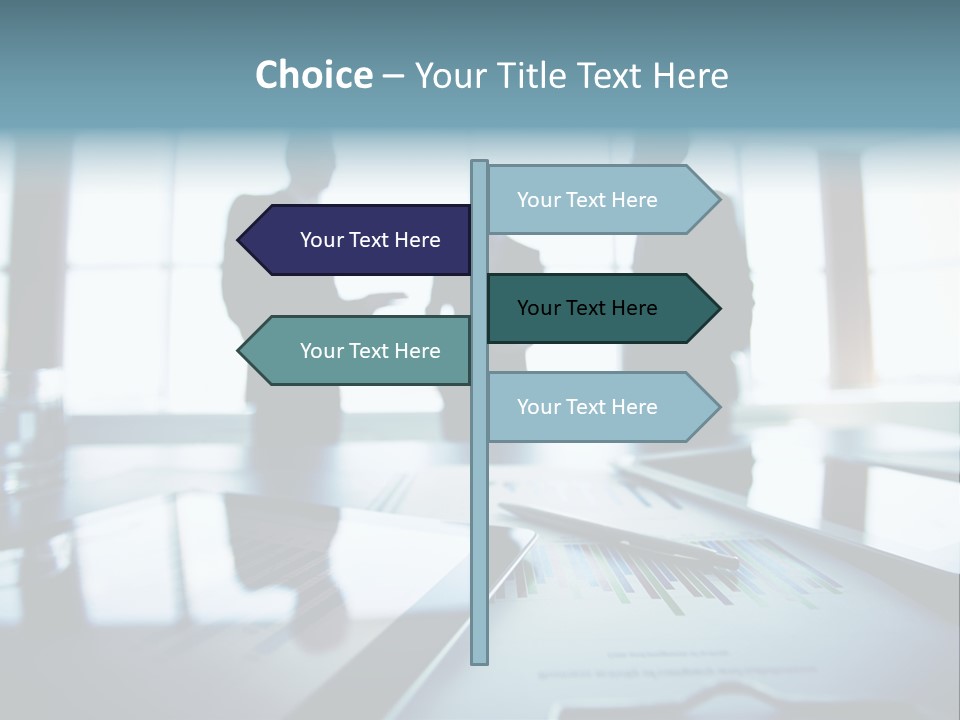 Foreground Computers Person PowerPoint Template