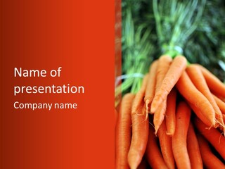 Natural Closeup Bio PowerPoint Template