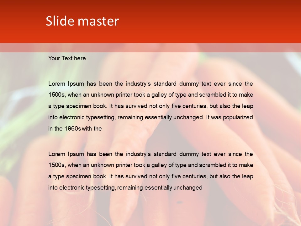 Natural Closeup Bio PowerPoint Template