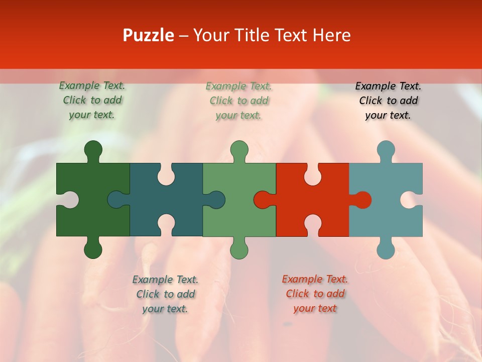 Natural Closeup Bio PowerPoint Template