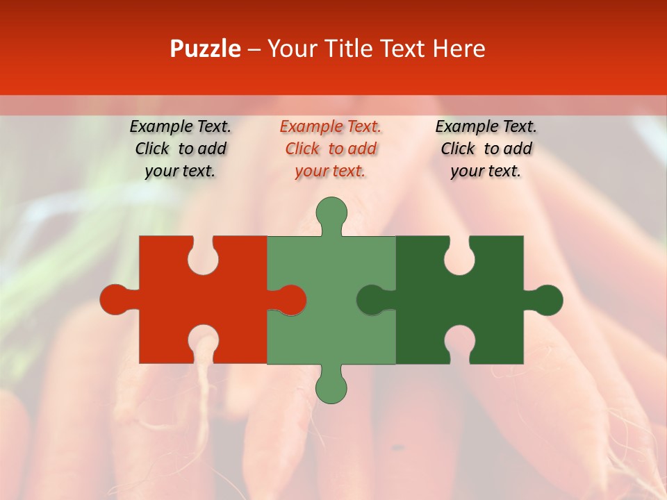 Natural Closeup Bio PowerPoint Template