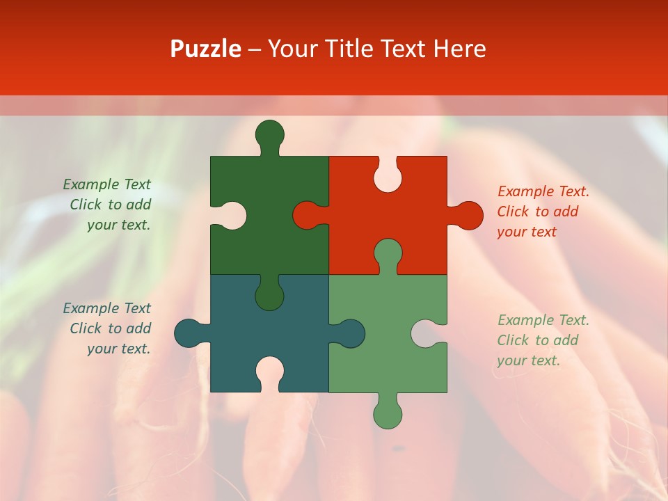 Natural Closeup Bio PowerPoint Template