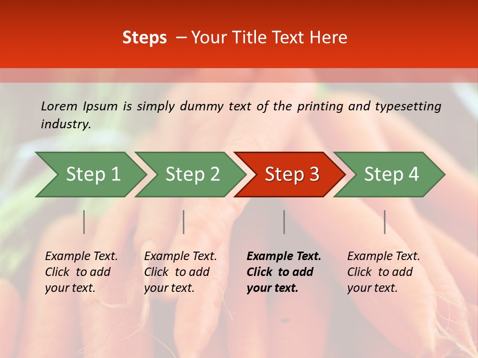 Natural Closeup Bio PowerPoint Template
