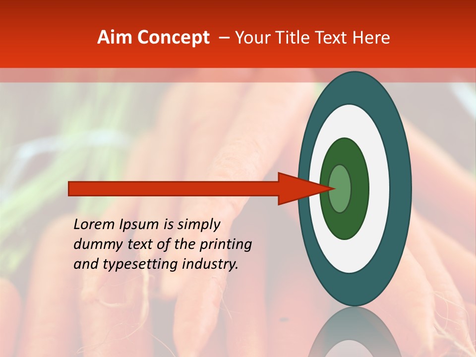 Natural Closeup Bio PowerPoint Template