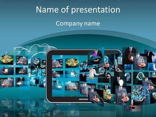 Broadcasting Company Panel PowerPoint Template