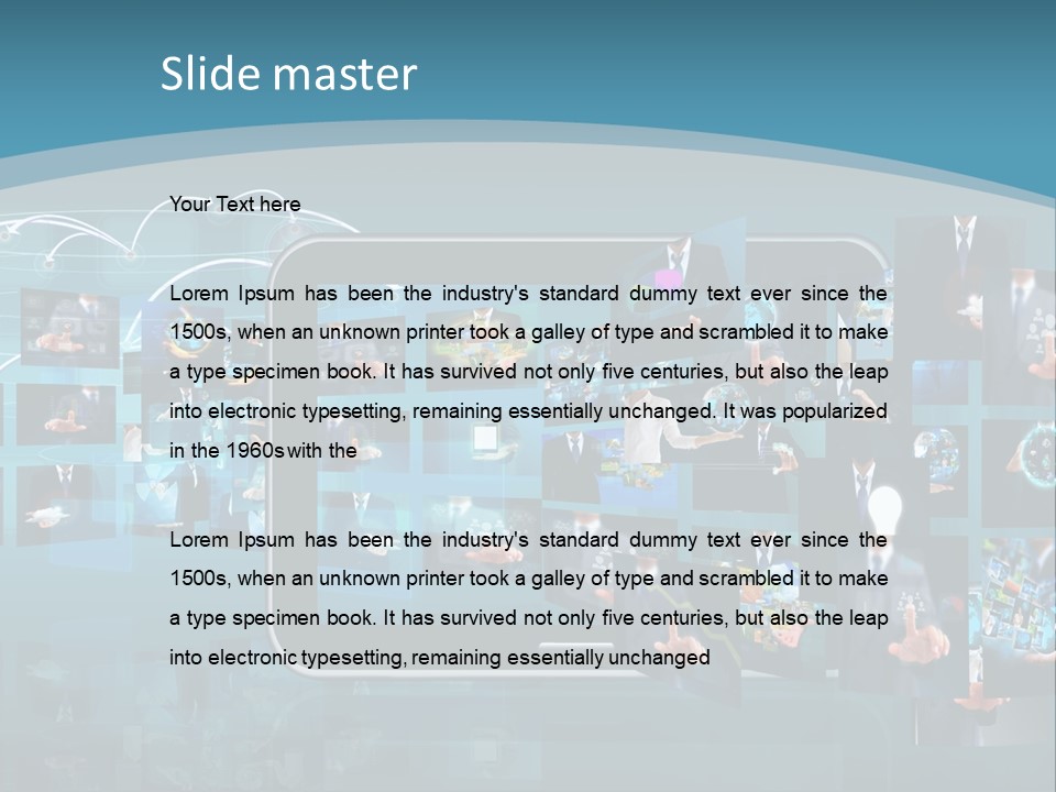 Broadcasting Company Panel PowerPoint Template