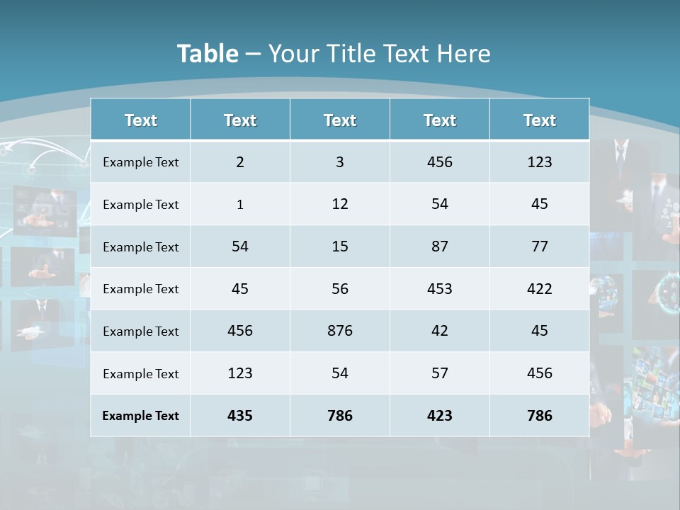 Broadcasting Company Panel PowerPoint Template