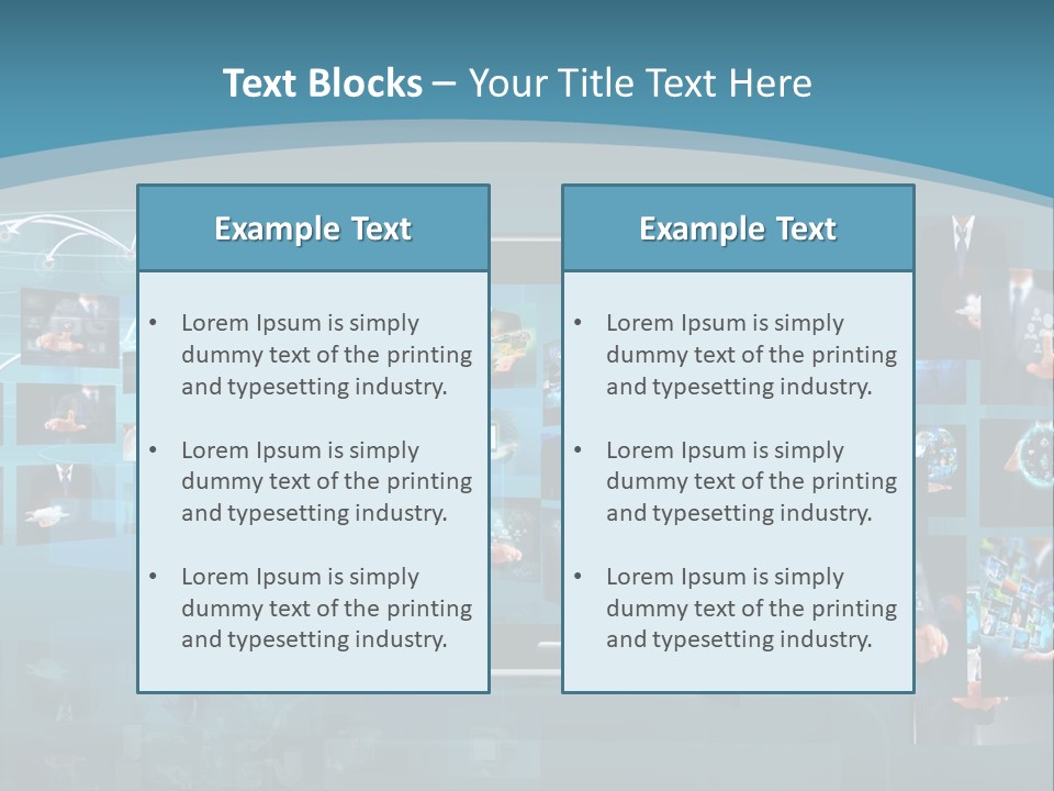 Broadcasting Company Panel PowerPoint Template