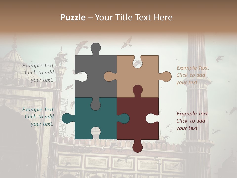 Blue Stone Art PowerPoint Template