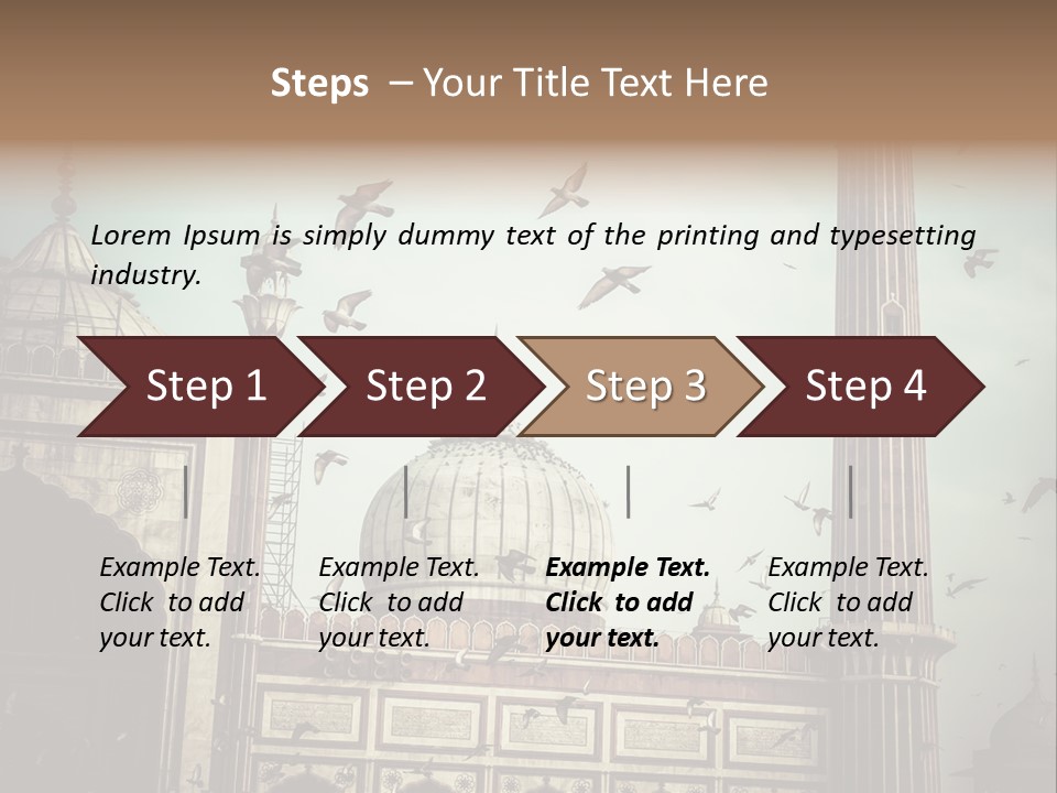 Blue Stone Art PowerPoint Template