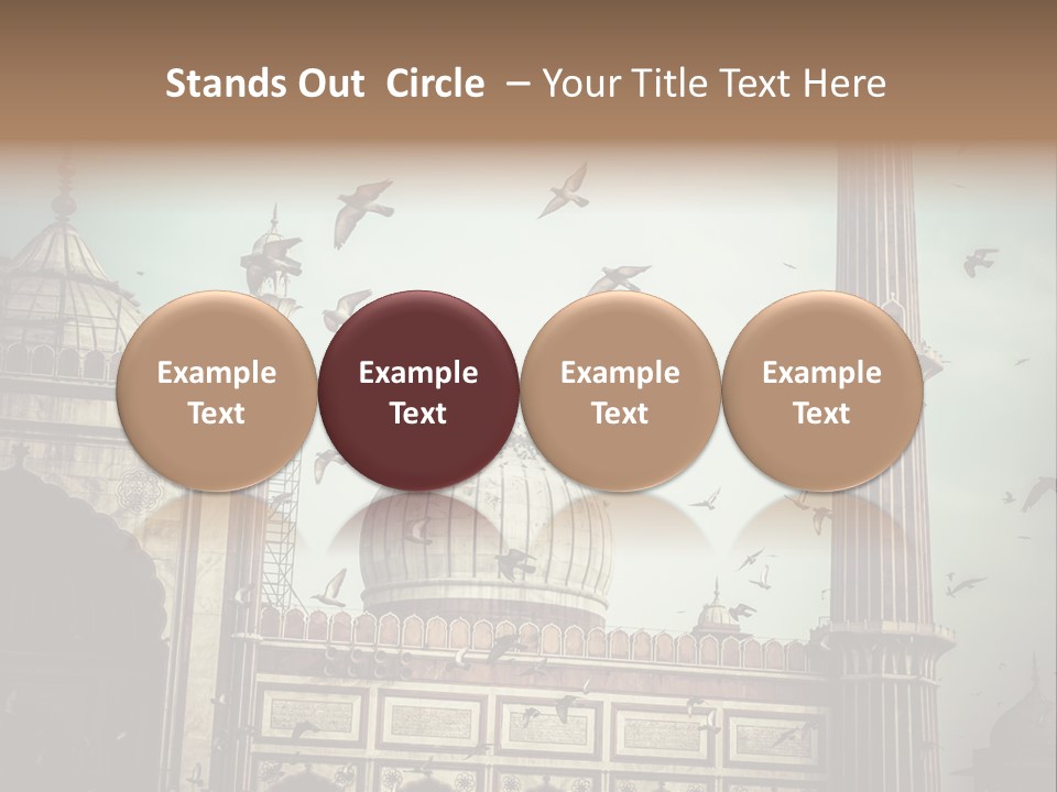 Blue Stone Art PowerPoint Template