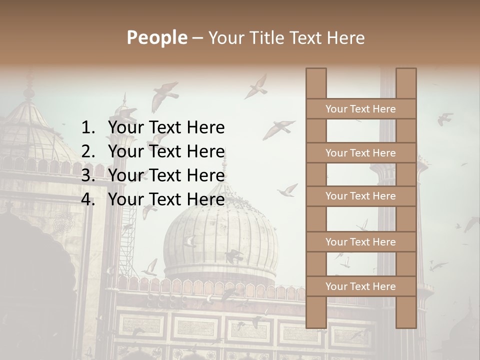 Blue Stone Art PowerPoint Template