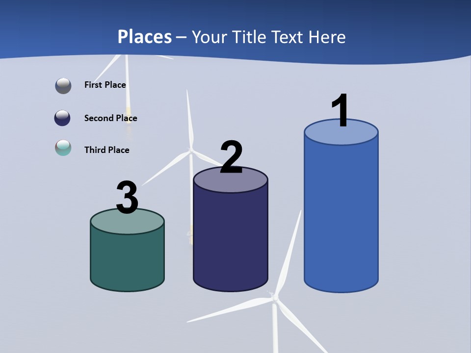 Nobody Wind In A Row PowerPoint Template