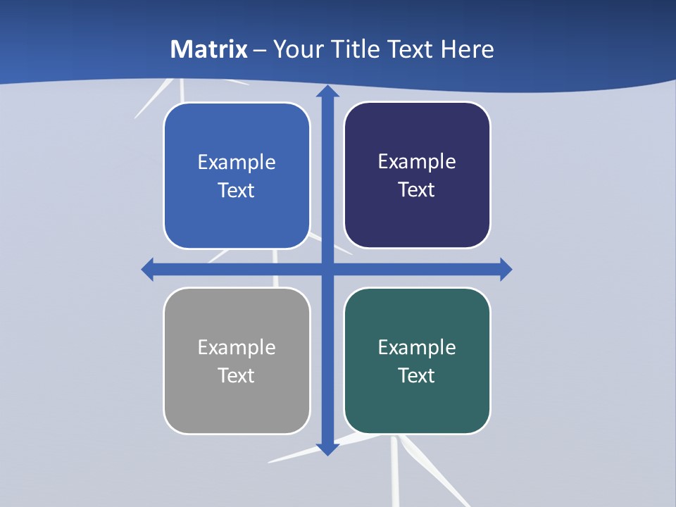 Nobody Wind In A Row PowerPoint Template