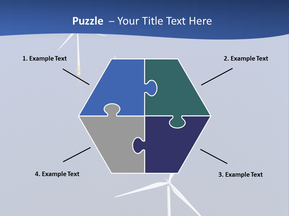 Nobody Wind In A Row PowerPoint Template