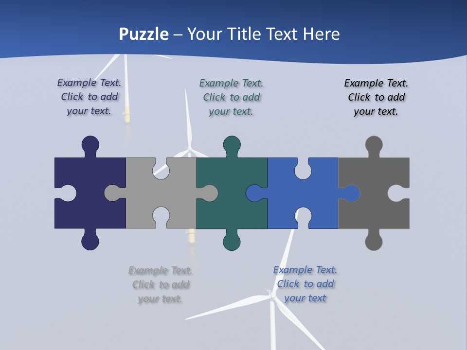 Nobody Wind In A Row PowerPoint Template