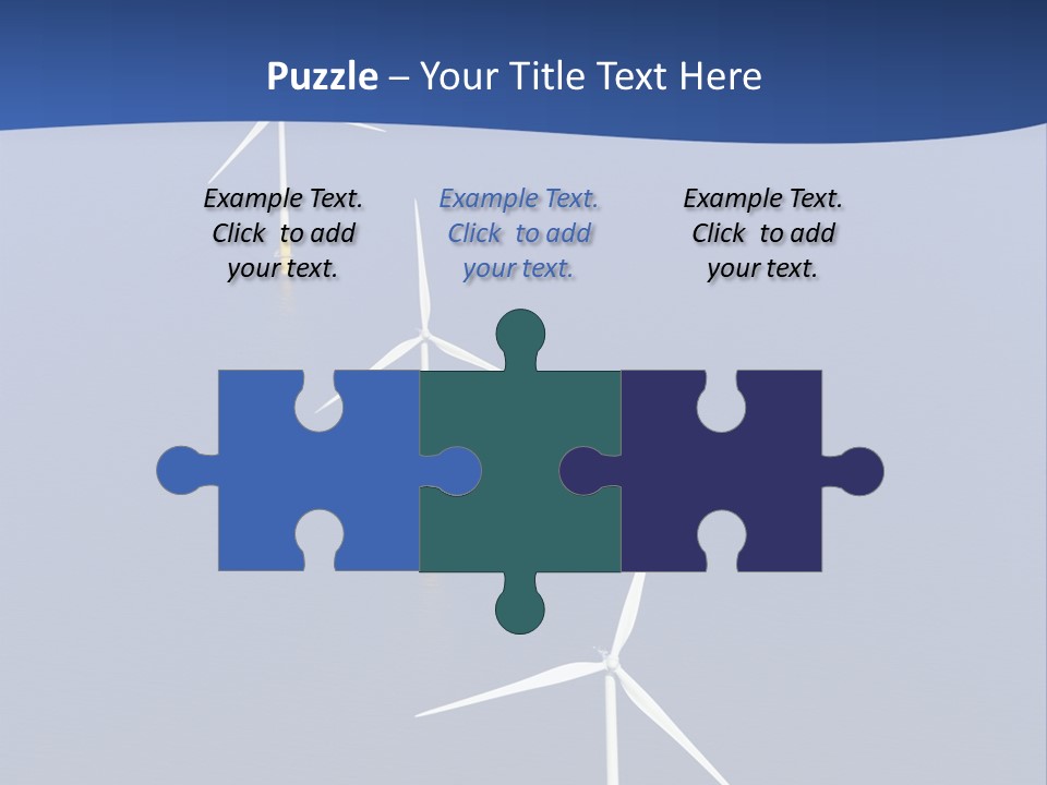 Nobody Wind In A Row PowerPoint Template