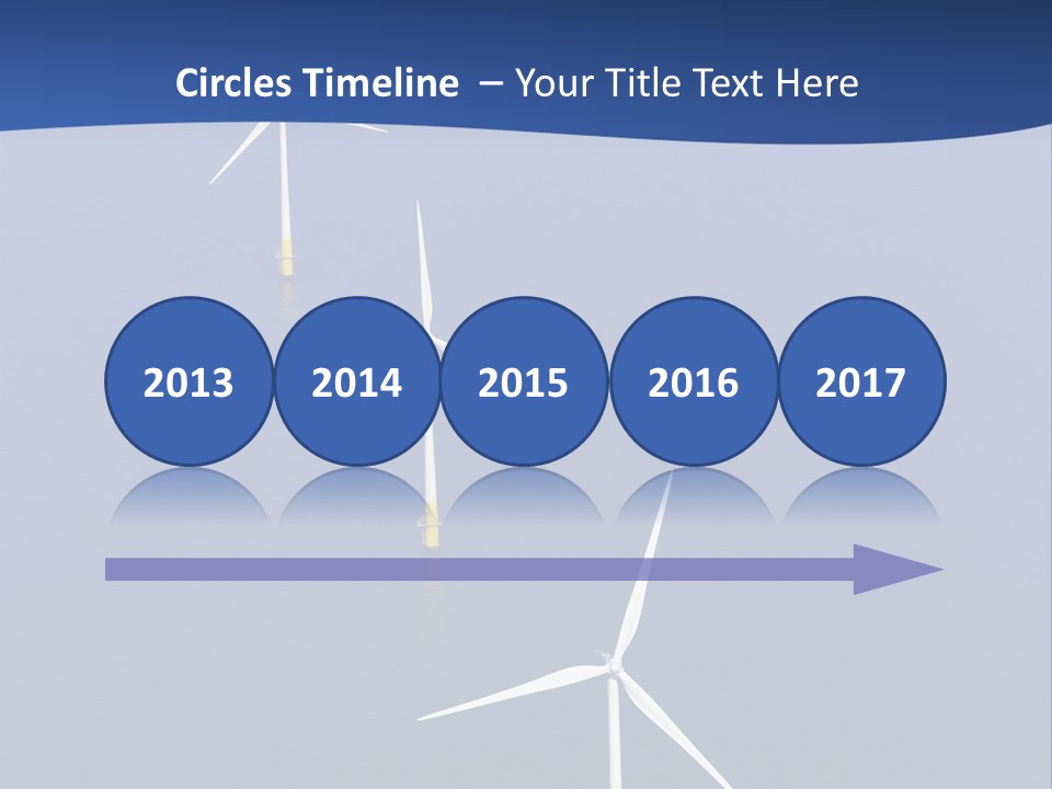 Nobody Wind In A Row PowerPoint Template