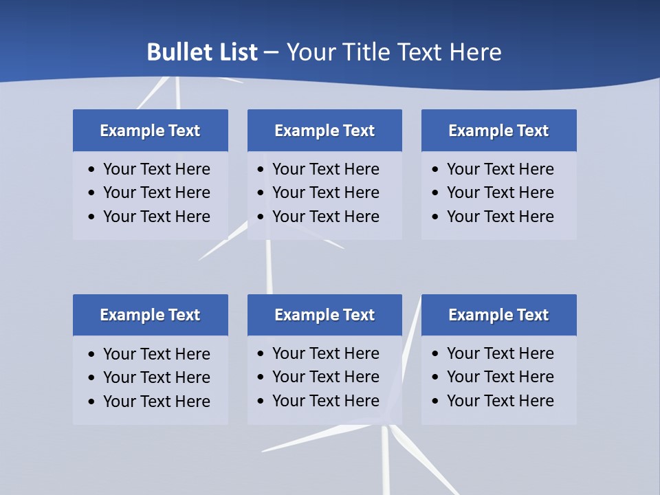 Nobody Wind In A Row PowerPoint Template
