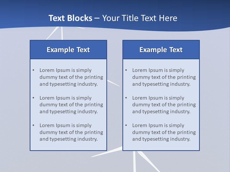 Nobody Wind In A Row PowerPoint Template