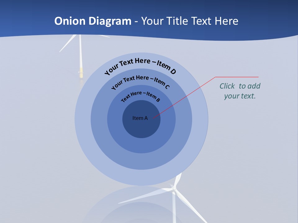 Nobody Wind In A Row PowerPoint Template