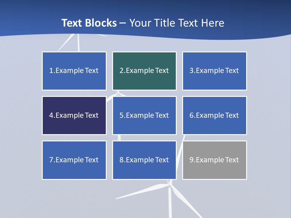 Nobody Wind In A Row PowerPoint Template