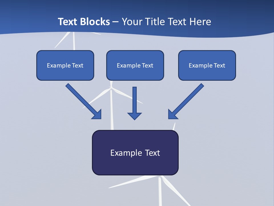 Nobody Wind In A Row PowerPoint Template