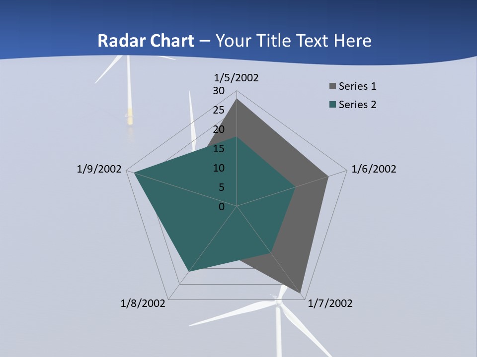Nobody Wind In A Row PowerPoint Template
