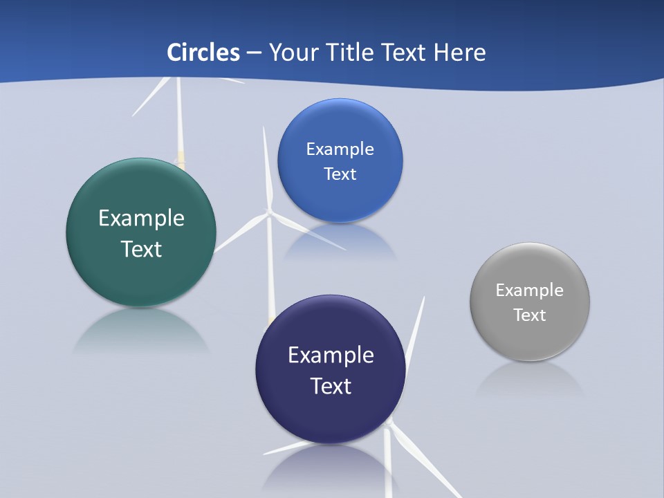 Nobody Wind In A Row PowerPoint Template